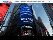 Tablet Screenshot of ameri100.com